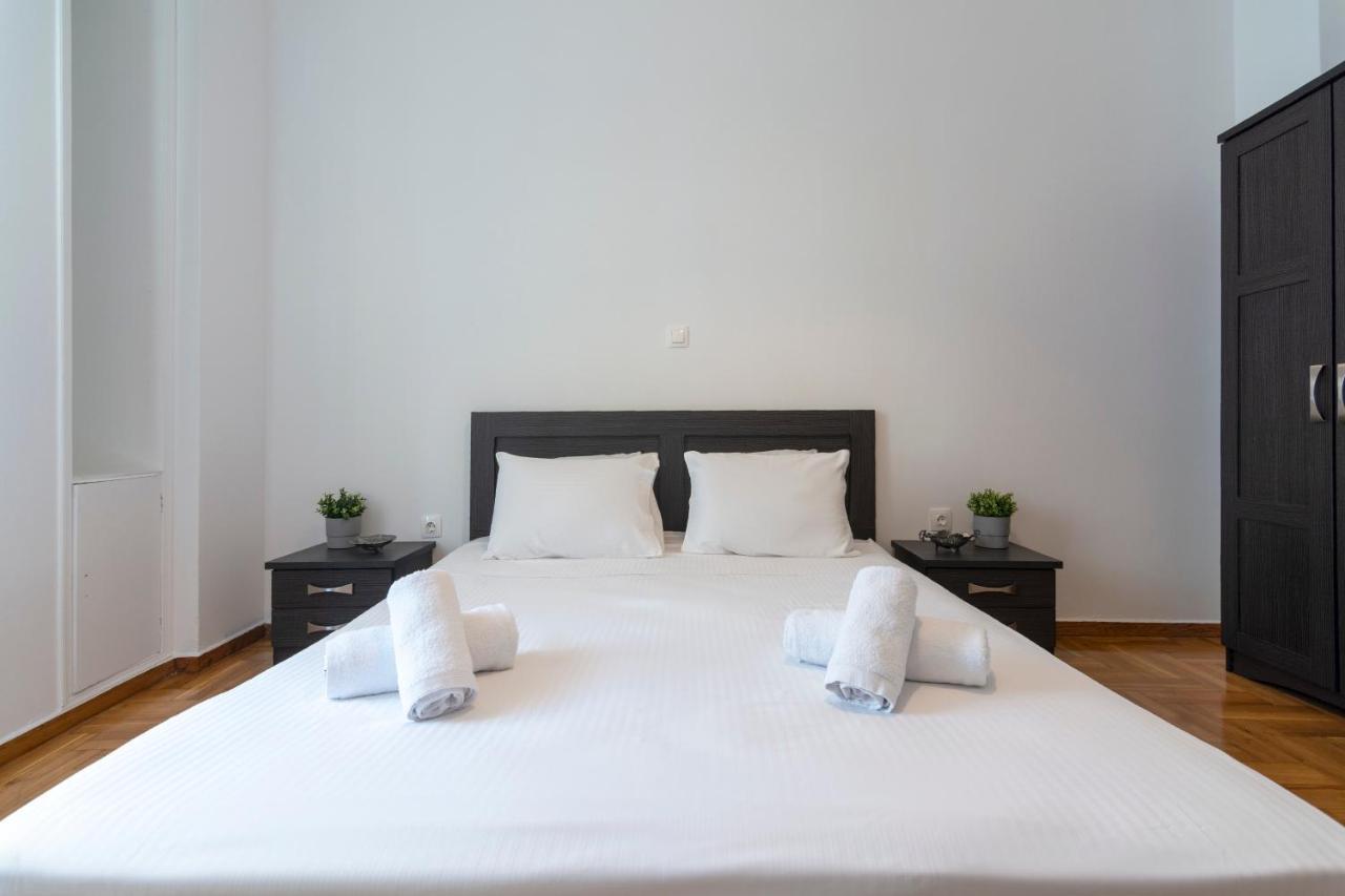 Modern 2Bd Apt In Athens , 3-Min Metro Eksteriør bilde