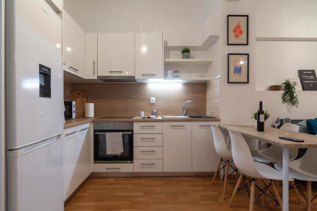 Modern 2Bd Apt In Athens , 3-Min Metro Eksteriør bilde